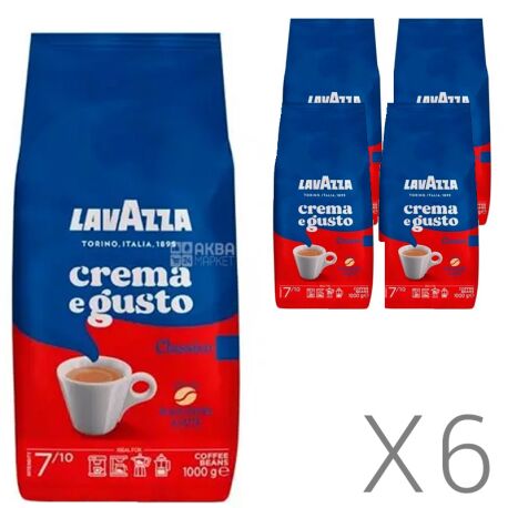 Lavazza Coffee Beans Lavazza Espresso Crema E Gusto Classico Lavazza Crema E Gusto Classico Beans (1kg) Delicatezza