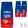 Lavazza Crema e Gusto, Упаковка 6 шт. х 1 кг, Кофе в зернах темной обжарки Лавацца, купаж