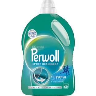 Perwoll Renew, 3 л, Гель для делікатного прання спортивного одягу, Пероволь