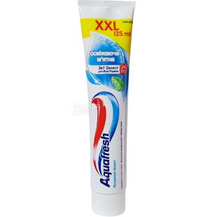Aquafresh, 125 мл, Зубная паста, Освежающая мята