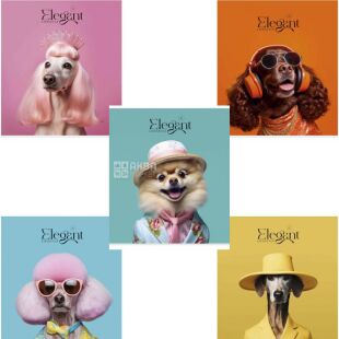 Школярик, 60 листов, Тетрадь в клетку, в ассортименте