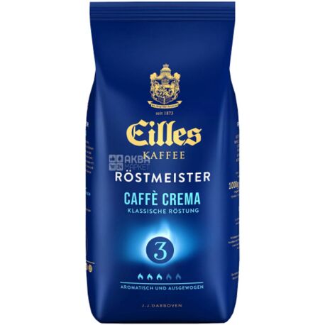 J.J.Darboven Eilles Caffe Crema, 1 кг, Кофе в зернах средней обжарки Дарбовен, купаж