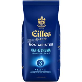 J.J.Darboven Eilles Caffe Crema, 1 кг, Кава в зернах середнього обсмаження Дарбовен, купаж