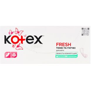 Kotex, Ultraslim, 56 шт., Щоденні прокладки, ультратонкі