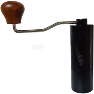 ViO CM-02H, Кофемолка ручная со стальными жернами и регулировкой степени помола, черная