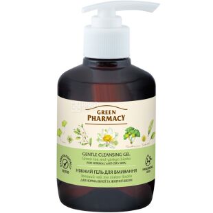 Green Pharmacy, 270 мл, Гель для вмивання, Зелений чай