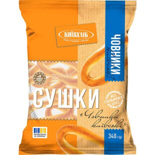 Київхліб, 340 г, Сушки Човники київські