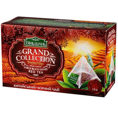 Тянь-Шань, Red Tea 20 пак., Чай Ред ті, чорний, крупнолистовий