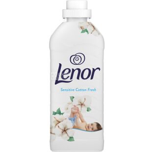 Lenor Sensitive, 1,2 л, Кондиціонер для прання дитячого одягу Свіжість бавовни, Ленор