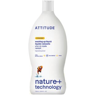 Attitude, Dishwashing liquid, 700 мл, Средство для мытья посуды, жидкое, Цитрус