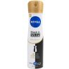 Nivea Black and White, 150 мл, Антиперспирант женский, Невидимая защита, Гладкий шелк