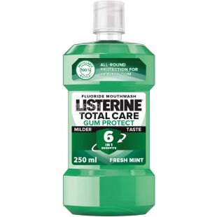 Listerine, 250 мл, Жидкость для полоскания рта, Защита десен