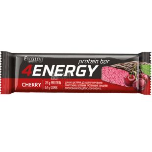 Vale 4Energy, 40 г, Вале ФорЭнерджи, Протеиновый батончик со вкусом вишни, глазированный