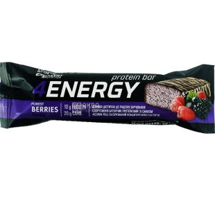 Vale 4Energy, 40 г, Вале ФорЭнерджи, Батончик протеиновый со вкусом лесных ягод, глазированный