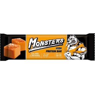 Monsters Salted Caramel High Protein bar, 40 г, Монстерс, Батончик протеїновий Солона карамель