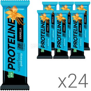 Vale ProteLine, Упаковка 24 шт. х 40 г, Вале ПротеЛайн, Батончик протеїновий Ваніль