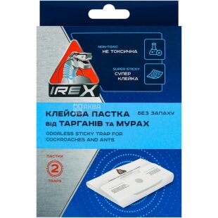 iRex, 2 шт., Пастка клейова від тарганів та мурах, без запаху