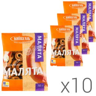 Киевхлеб, Упаковка 10 шт. х 250 г, Сушки Малютка