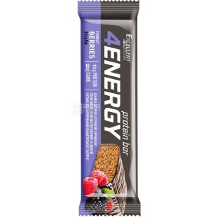 Vale 4Energy, 40 г, Вале ФорЭнерджи, Батончик протеиновый со вкусом лесных ягод, глазированный