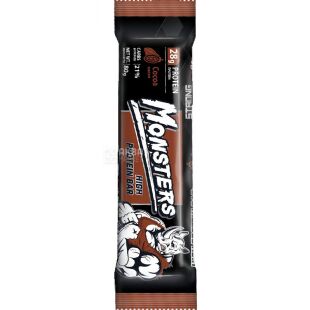 Monsters Cocoa High Protein bar, 80 г, Монстерс, Батончик протеїновий зі смаком какао