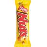 Nuts Single, 42 г, Натс, Батончик шоколадный с карамелью и цельными орехами 