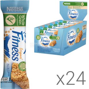 Fitness, Упаковка 24 шт. х 23,5 г, Фитнес, Батончик злаковый