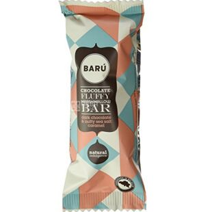 Baru Marshmallow Reep Sea Salt Caramel, 30 г, Бару, Маршмелоу в черном шоколаде, Соленая карамель