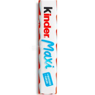 Kinder Maxi, 21 г, Шоколад молочный с молочной начинкой Киндер Макси
