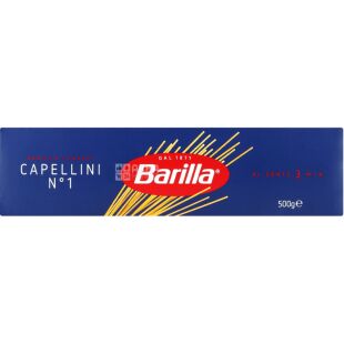 Barilla Capellini №1, 500 г, Макароны Барилла Капеллини