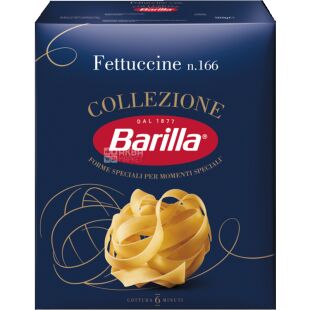 Barilla Fettuccine, 500 г, Макароны Феттуччине