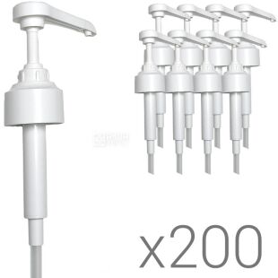 Blue Rain Multi, Упаковка 200 шт., Дозатор для сиропа, универсальный, белый