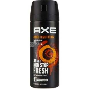 AXE Dark Temptation, 150 мл, АКС, Дезодорант-спрей для мужчин
