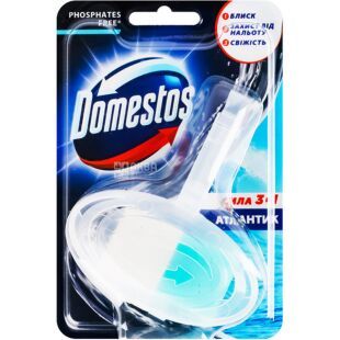 Domestos Сила 3в1, 40 г, Доместос, Блок для унітазу, Атлантик Доместос