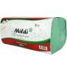Mildi Premium, 250 листов, Полотенца бумажные Милди, 1-слойные, V-сложения, зеленые, 230х250 см