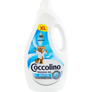 Coccolino White Care, 2,72 л, Кокколино, Гель для стирки белых вещей