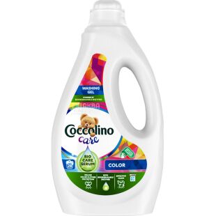 Coccolino Care, 1,12 л, Гель для стирки цветной одежды, Коколино
