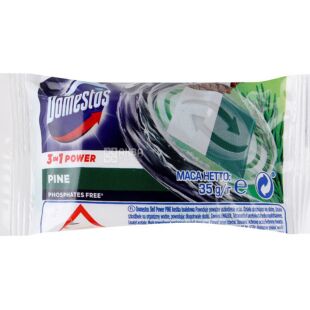 Domestos, 35 г, Сменный туалетный блок, Хвоя Доместос