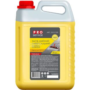 PRO service, 5 л, Про Сервис, Универсальное моющее средство, Лимон