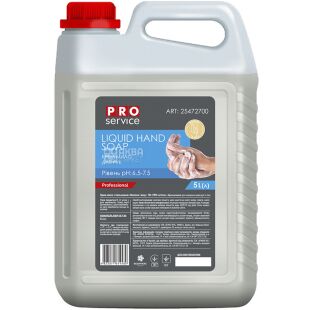 PROservice, 5 л, Крем-мило  для рук та тіла Про Сервіс, Молоко і мед, каністра