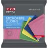 PRO service Professional, 4 шт., салфетки для уборки из микрофибры ПРО сервис, 300 х 300 мм, в ассортименте