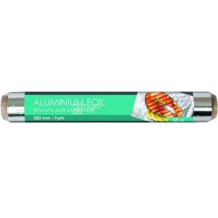 PRO service, 50 м х 28 см, Фольга алюминиевая, 9 мкм