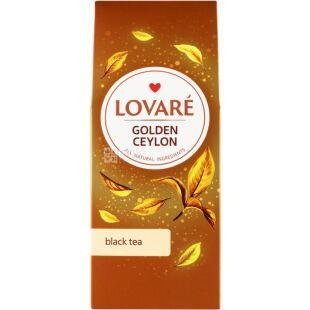 Lovare Golden Ceylon, 80 г, Ловаре Голден Цейлон, Чай чорний цейлонський байховий листовий