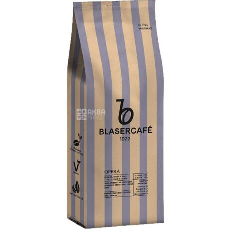 BlaserCafe Opera, 250 г, Кофе в зернах темной обжарки Блазер, купаж