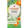 Lovare Bahamian Soursop, 24 шт. х 2 г, Ловаре Багамский Саусеп, Чай зеленый байховый с фруктами, лепестками цветов и ароматом са