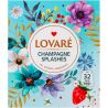 Lovare Champagne Splashes, 32 шт. х 2 г, Ловаре Брызги шампанского, Бленд черного и зеленого чая с лепестками и земленикой