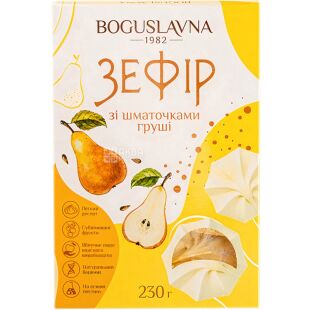 Boguslavna, 230 г, Богуславна, Зефир с кусочками груши