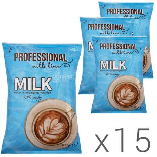 PROFESSIONAL line, Упаковка 15 шт. х 900 мл, Профешнл лайн, Молоко для кавових напоїв, ультрапастеризоване, 2,5%