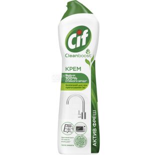 Cif, Active Fresh, 500 мл, Чистящий крем, Универсальный