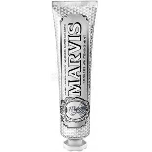 Marvis Smokers Whitening Mint, 85 мл, Марвіс, Зубна паста відбілююча для курців, М'ята