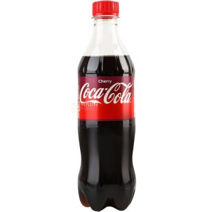 Coca-Cola Cherry, 0,5 л, Напій газований Кока-Кола Вишня, ПЕТ